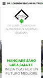 Mobile Screenshot of lorenzobergami.it